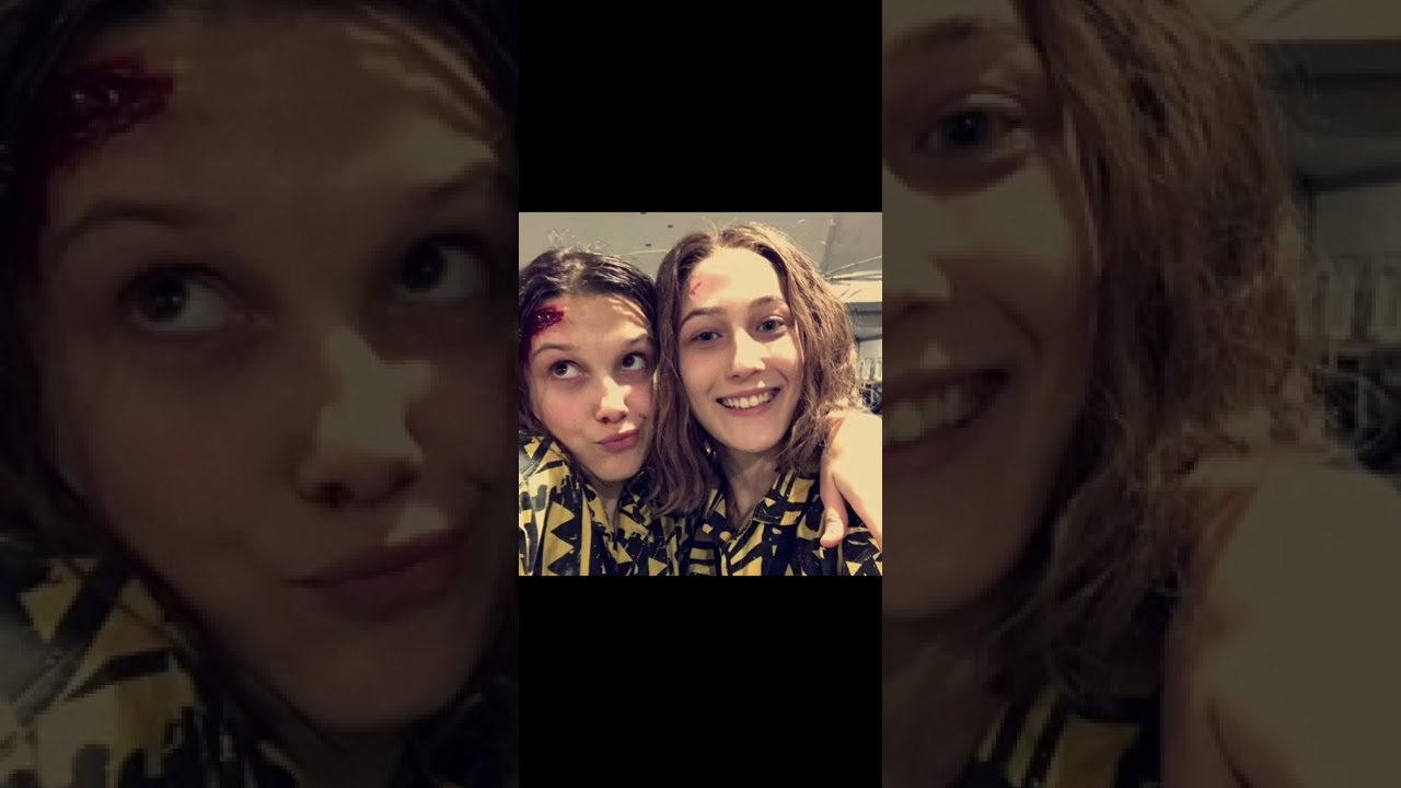 Stranger things cast with their stunt doubles
