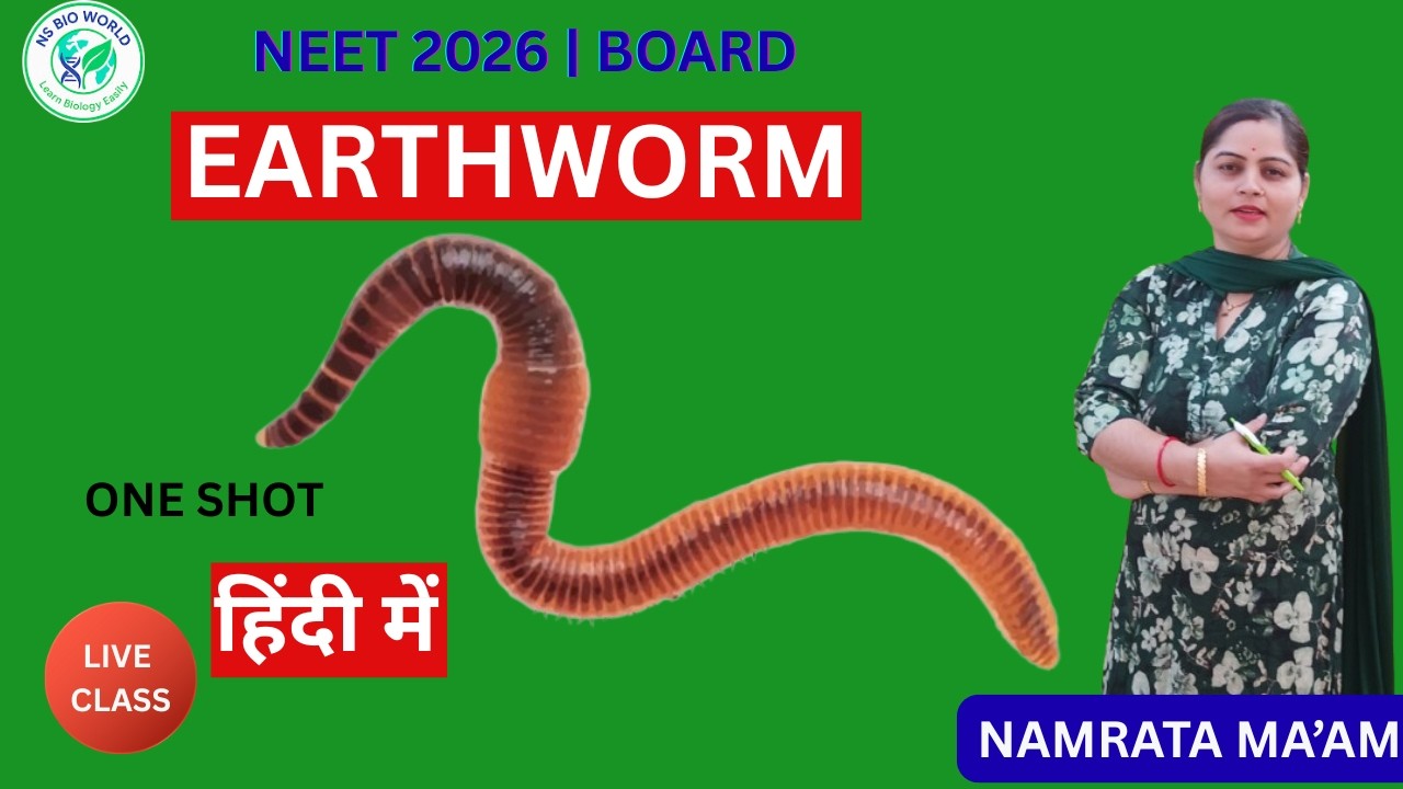 Earthworm | Morphology, Anatomy & Economic Importance | Class 11 Biology | NEET
