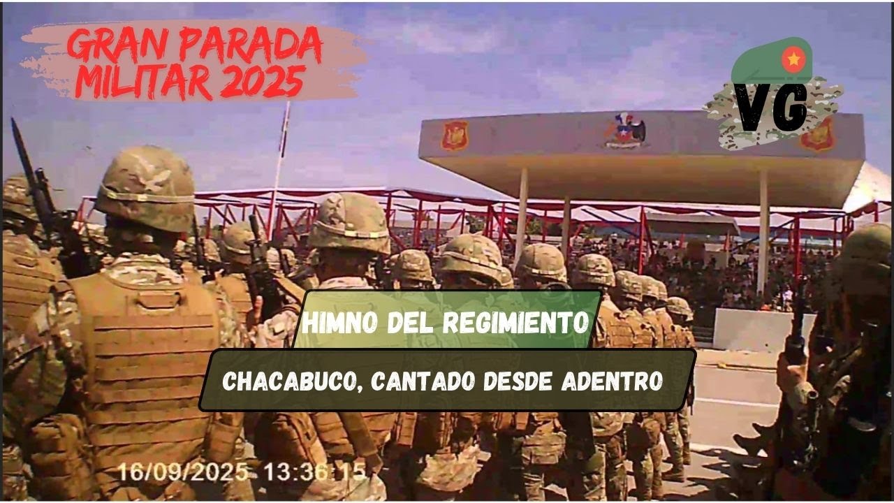 HIMNO DEL REGIMIENTO CHACABUCO cantado desde adentro, marcha BOULANGER | GPM2025