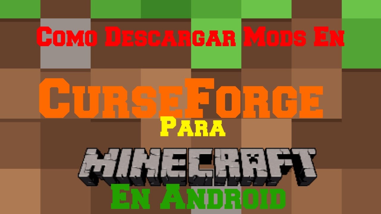 Como Descargar Mods en Curseforge Para Minecraft En Android