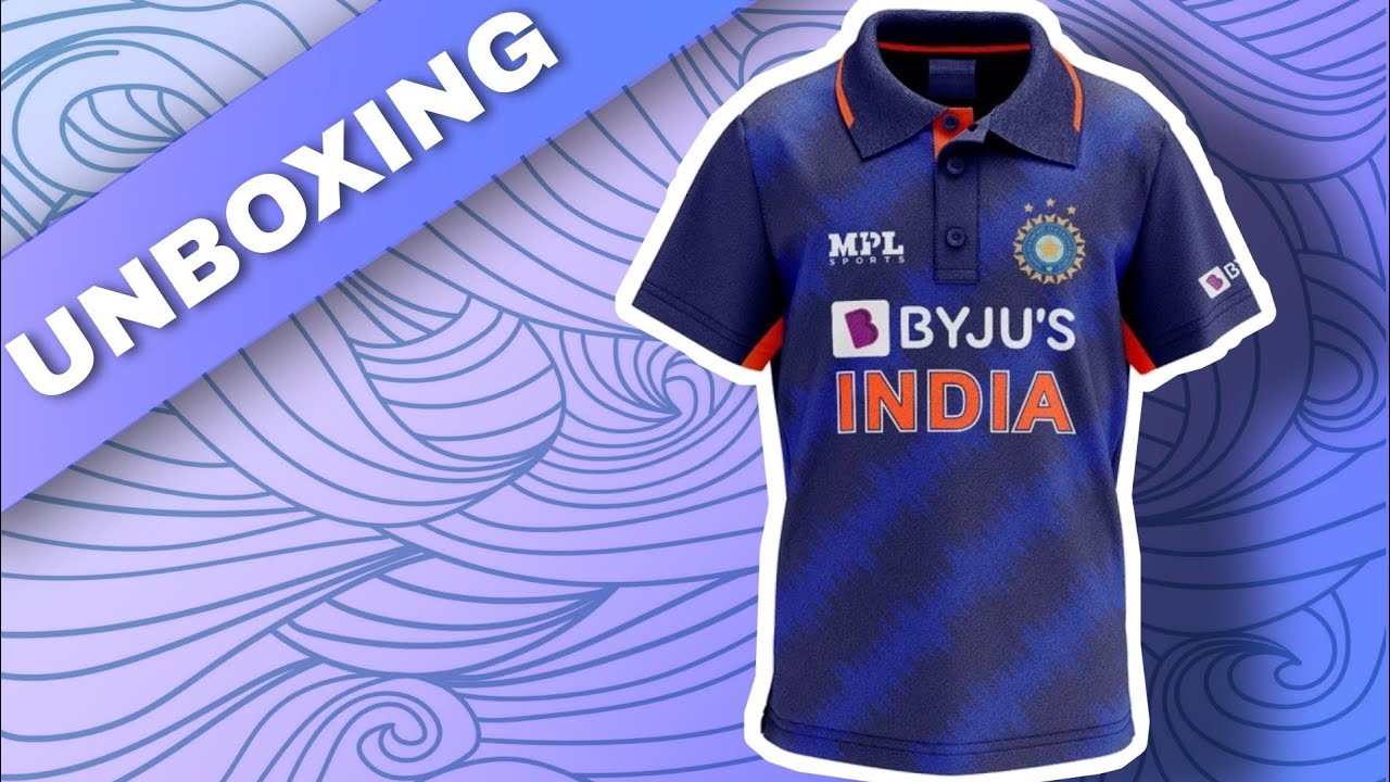 India Cricket Jersey Unboxing
