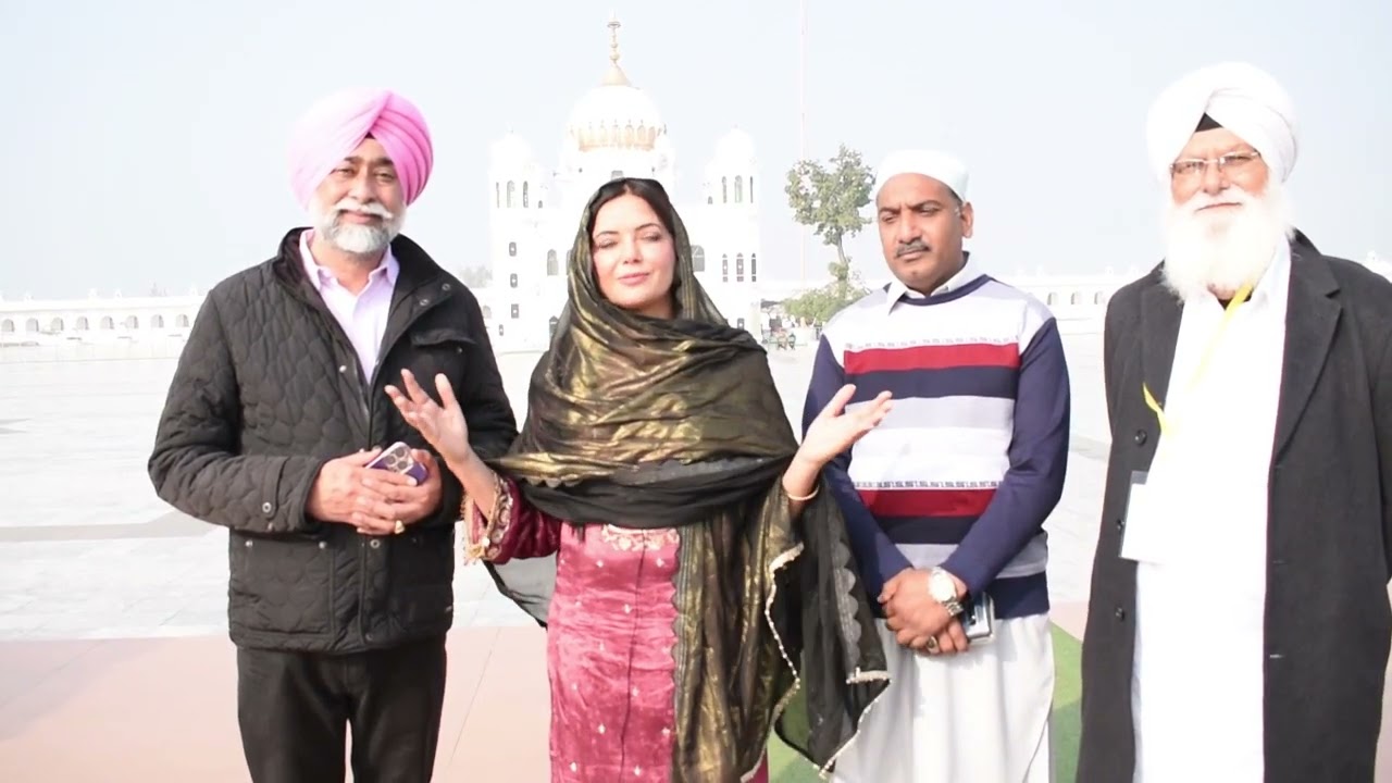 Satinder Satti indian Actress Today visit Darbar Sahib kartarpur #pakistan #corridor #satindersatti