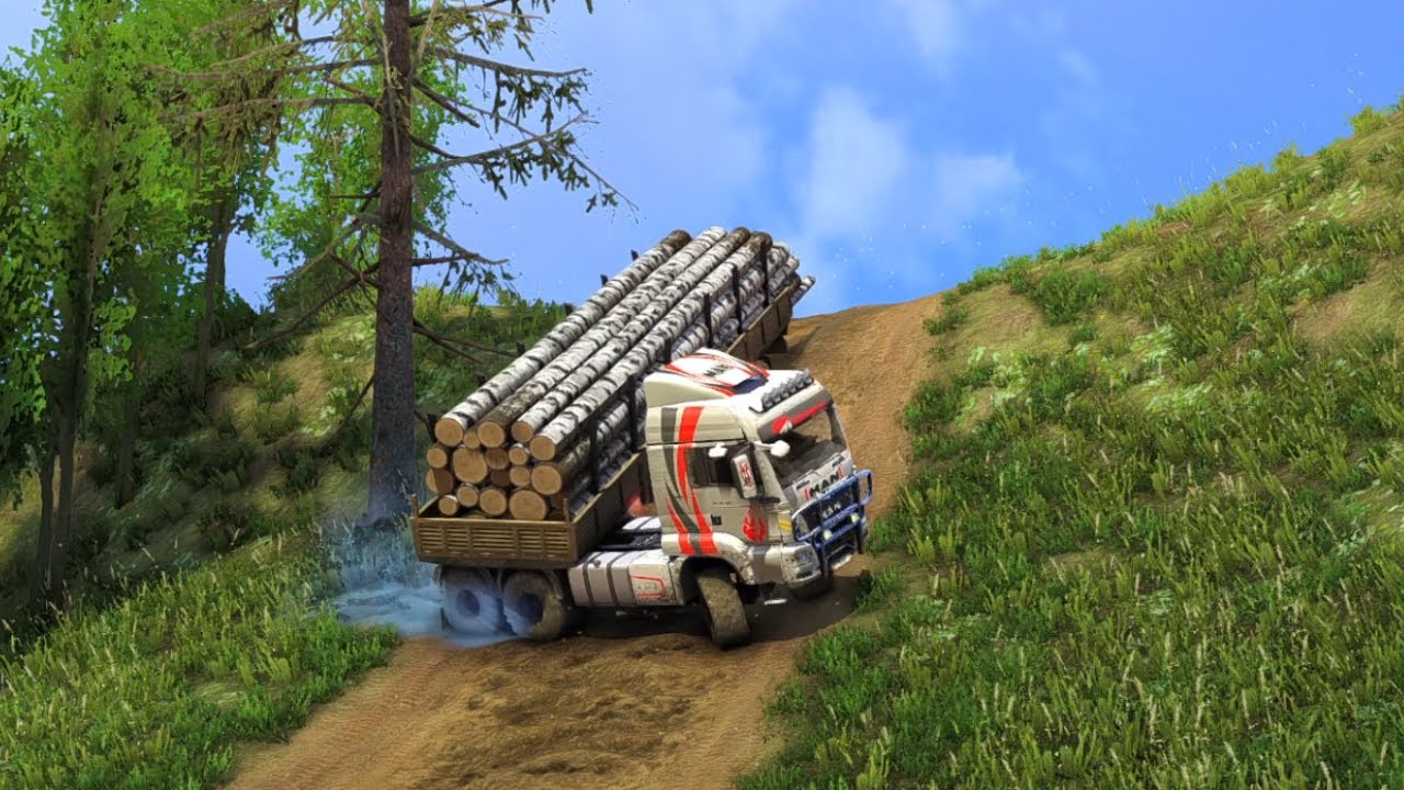Timber Truck: Able to withstand heavy loads while descending the road | The Deadliest Journey