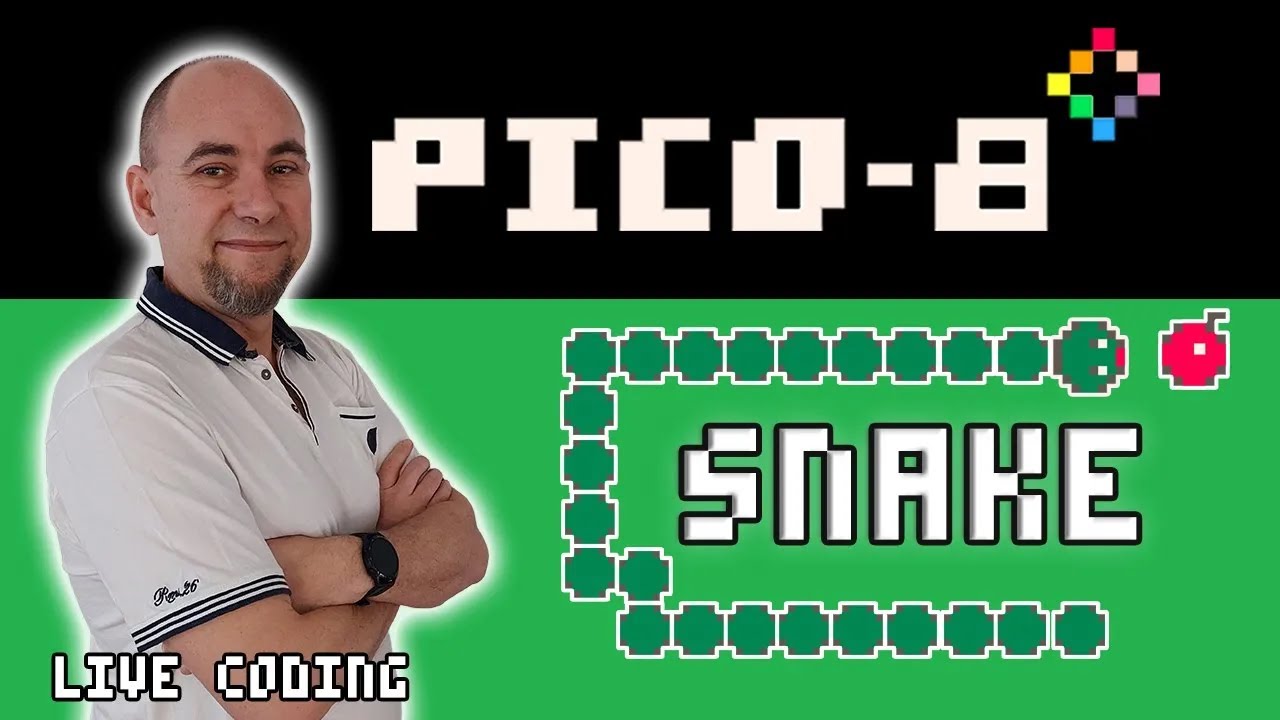 27. Créer le jeu du Snake avec PICO-8 From scratch - Live Coding