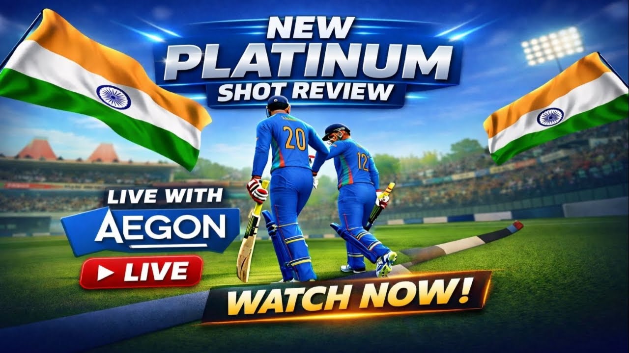 AAJ KONSA  PLATINUM SHOT LIYA JAYE 🤩 REAL CRICKET 🏏 | AegonFTW LIVE