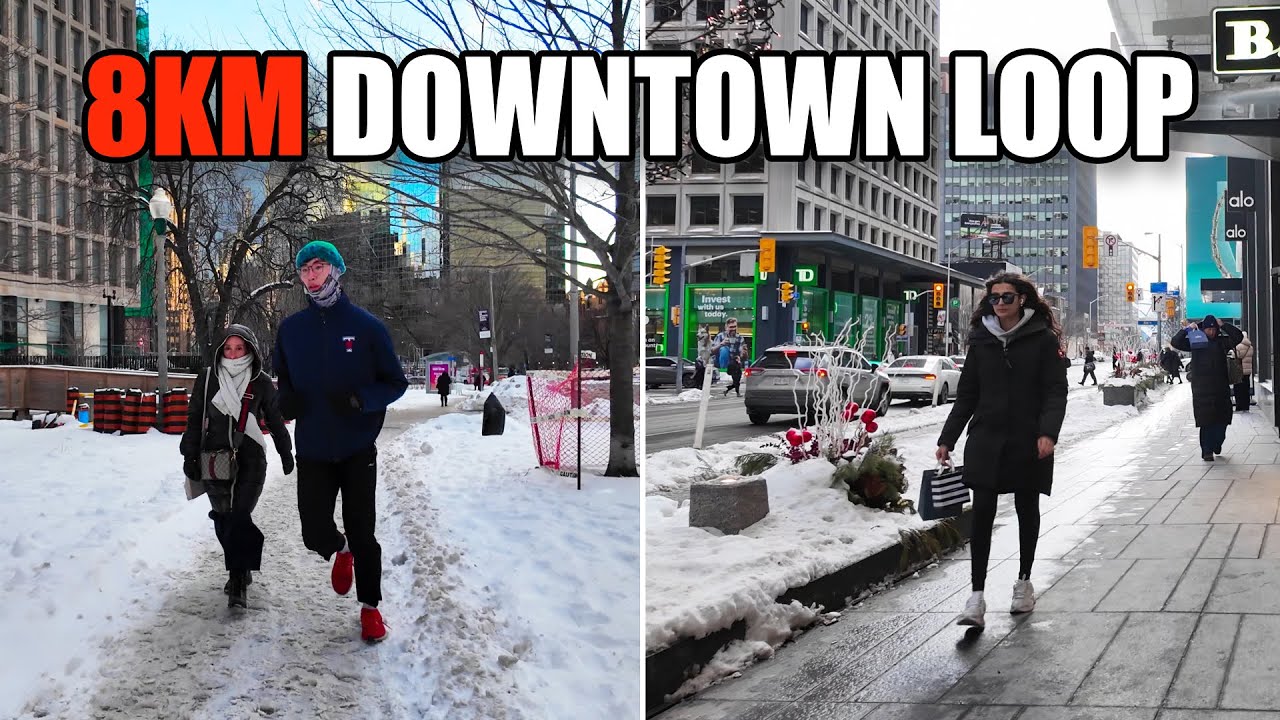 Downtown Loop From Bloor-Yonge | Toronto Winter Walk (Jan 2026)