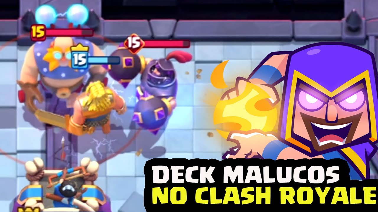 AS COMBINAÇÕES DE CARTAS MAIS ENGRAÇADAS DO CLASH ROYALE 😂