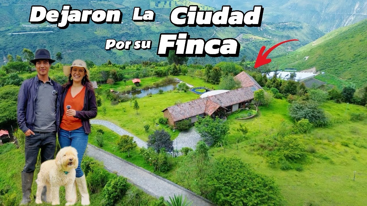 Lo  Dejaron todo por su Finca y su amor al campo 