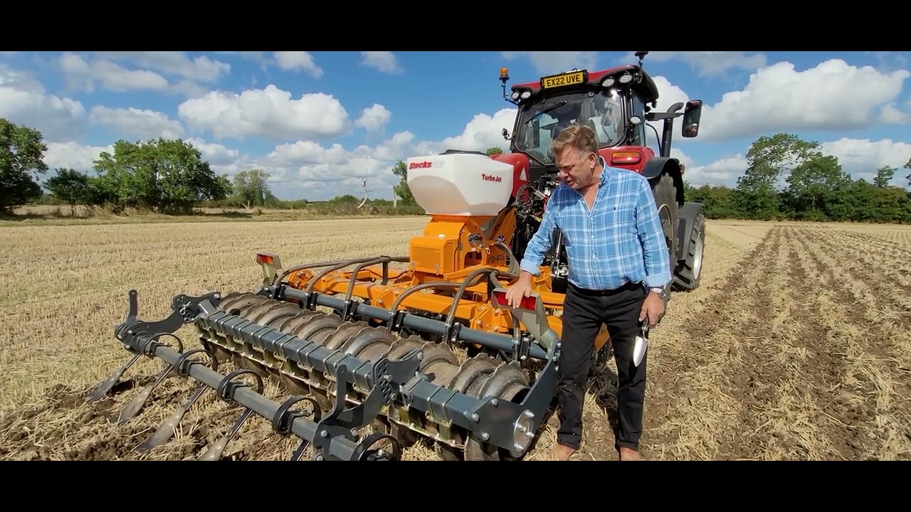 Seeding Cover crops with the New Mzuri Rehab Subsoiler at 10kmph