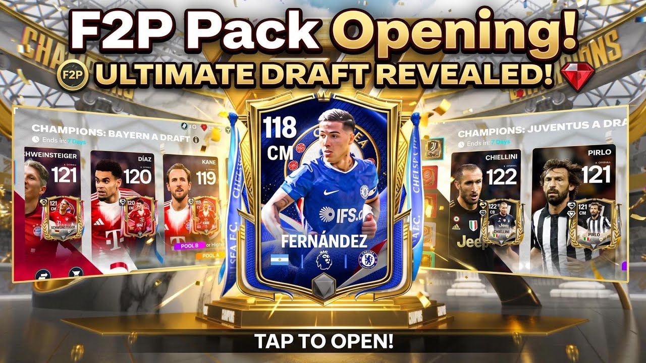 Bayern Munich, Juventus Champion Players Are Here Full Pack Opening | F2P Draft