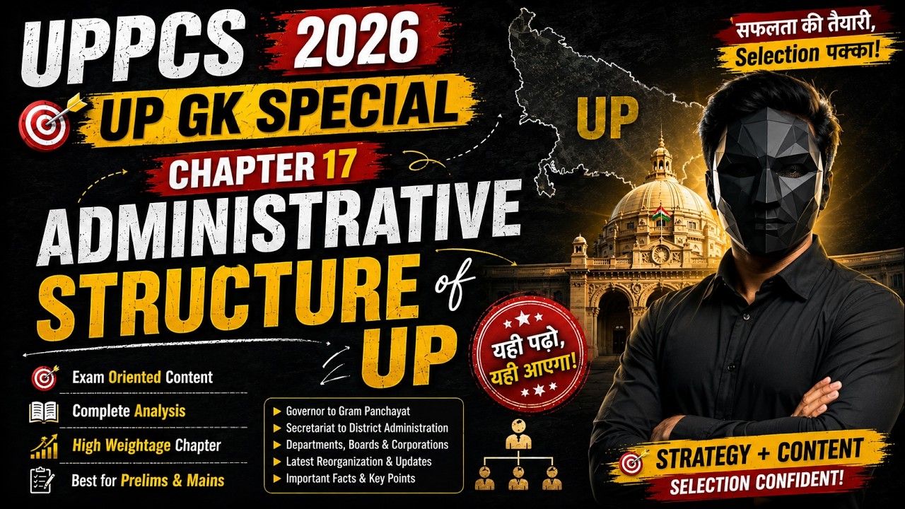 UP GK Special 😍 | Administrative Structure of Uttar Pradesh Explained