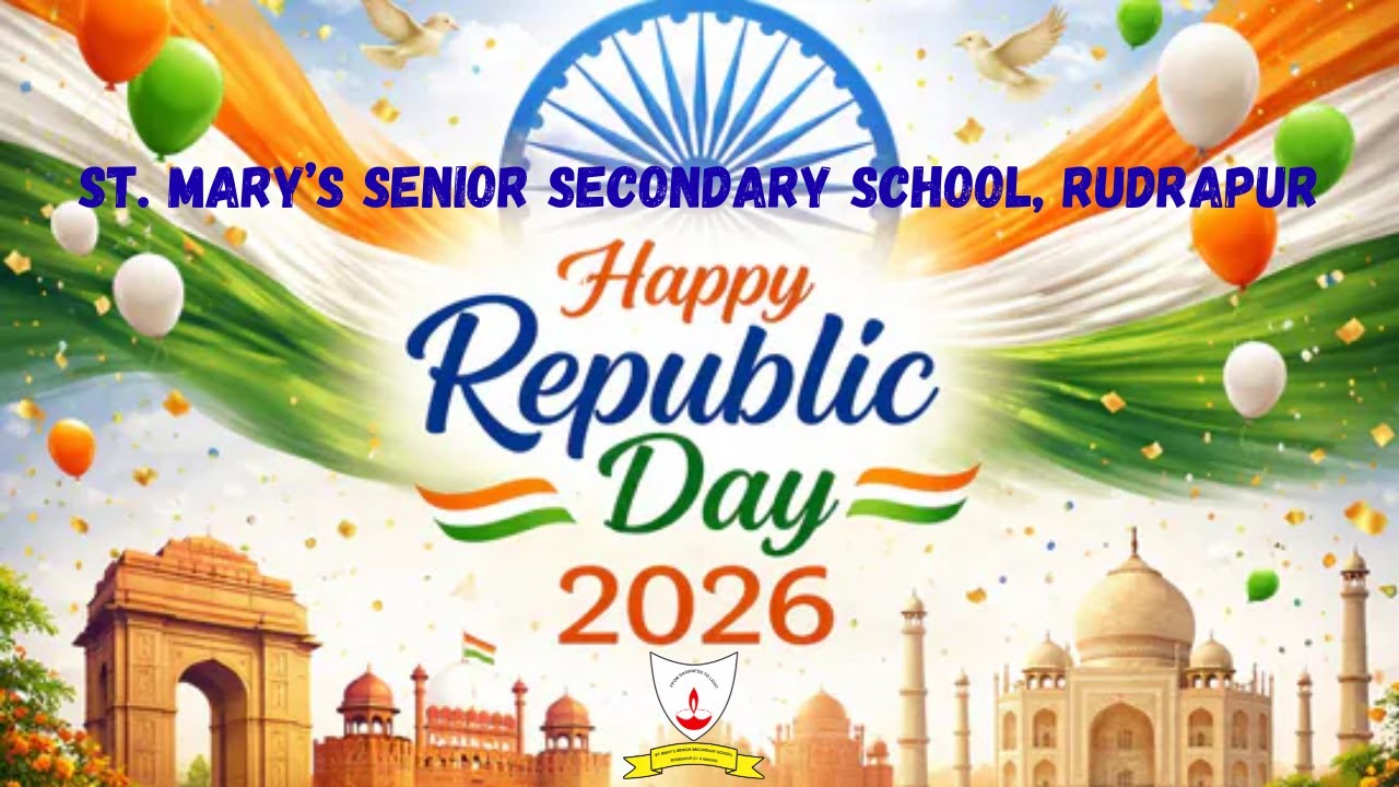 77th Republic Day Celebration | Patriotic Program at St. Mary’s School 🎉✨