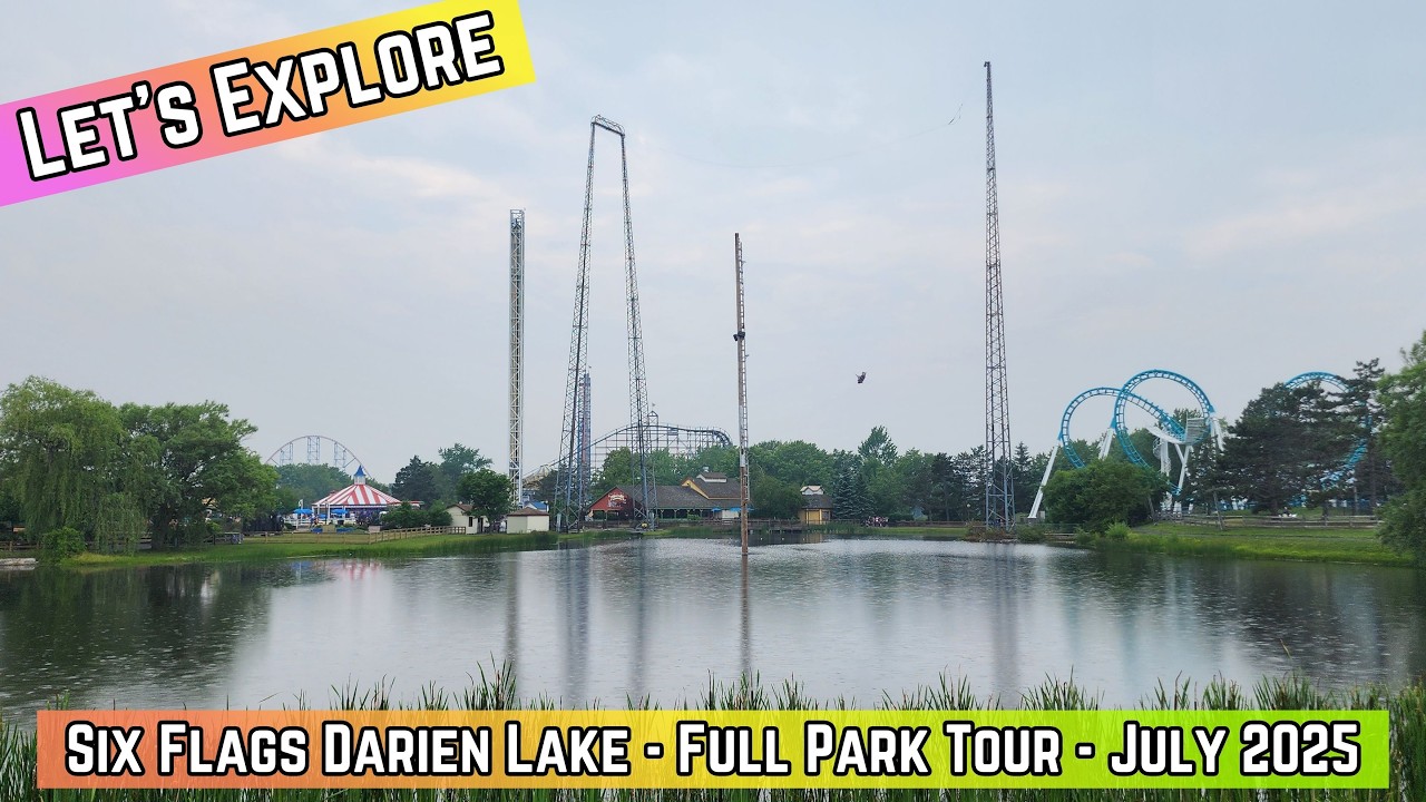 Our Complete Tour of Six Flags Darien Lake featuring Beaver Brothers Bay