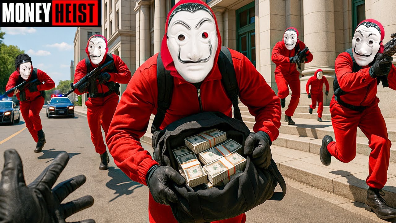 PARKOUR VS MONEY HEIST! 6 | BAD GUYS: No ESCAPE,Streets Erupt After Bank Robbery(BELLA CIAO)Epic POV
