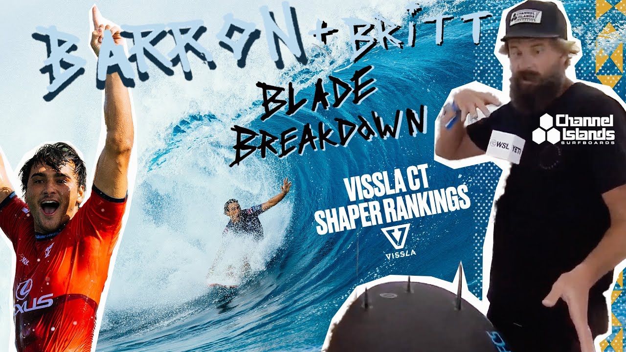 Britt Merrick/Channel Islands breaks down Barron Mamiya's Board that Won the 2024 Lexus Pipe Pro!