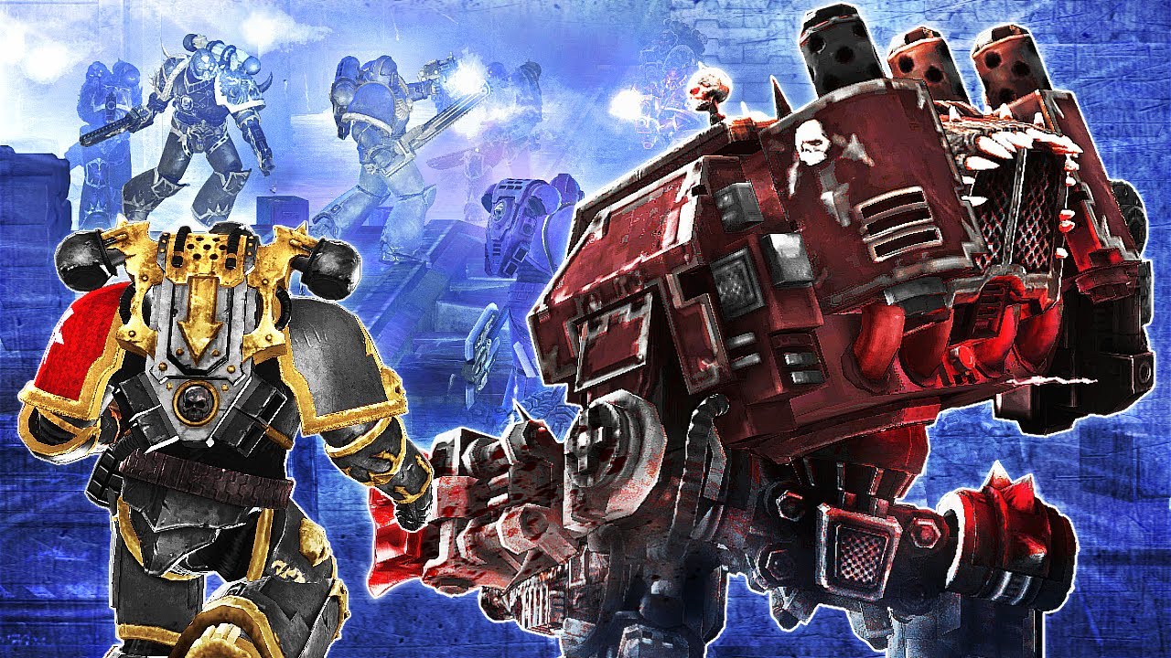 PVPVE with AI – Traitor Marines & Chaos Dreadnought ▶ Warhammer 40,000 - Space Marine: Augmented