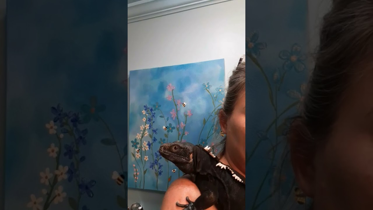 art critic judges my repurposed painting #repurposing #arttherapy #painting #diy #nature