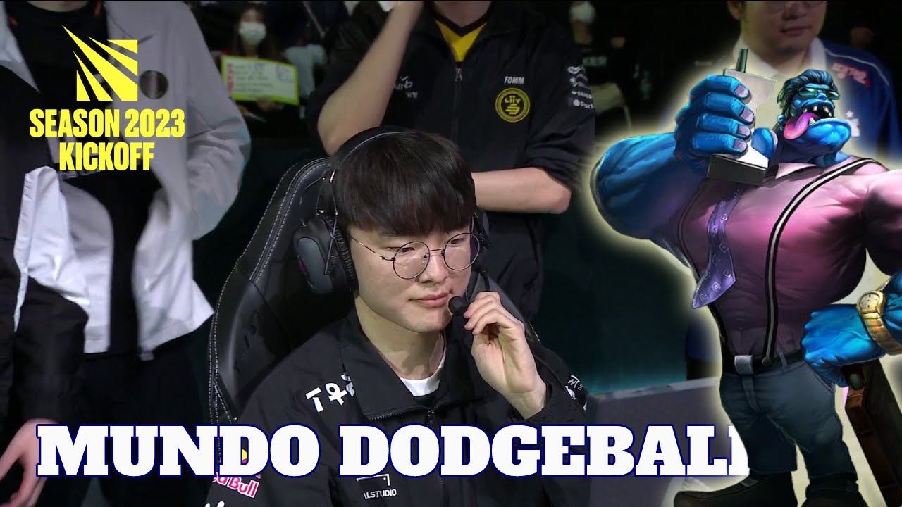 Team FAKER vs Team DEFT - Mundo Dodgeball! | Faker vs Chovy, Morgan vs Cuzz | SKE 2023 LCK
