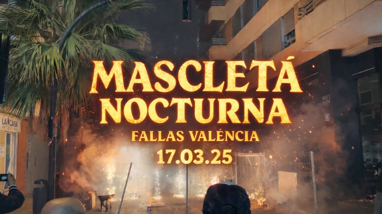 Fallas de València Mascletà Nocturna am 17.03.2025