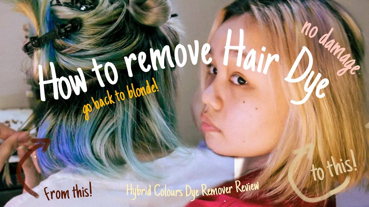 DIY: How to remove semi-permanent dyes! | Hybrid's Dye's Gone Hair Dye Remover Review