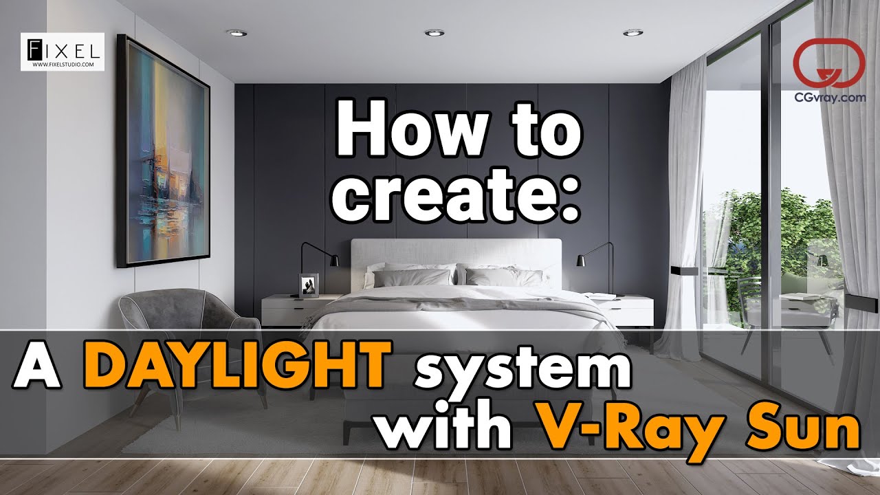 How to create a Daylight system with V-Ray Sun