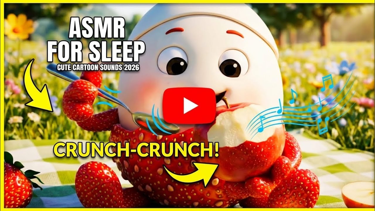 ASMR Eating Strawberries for Sleep 💤 | Crunchy No-Talking Sounds 2026»**