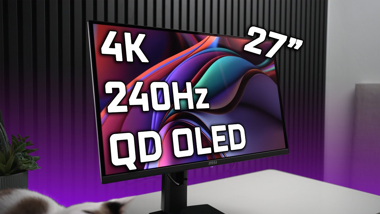 The First 2025 QD OLED - MSI (4K 27&rdquo;) MPG 272URX