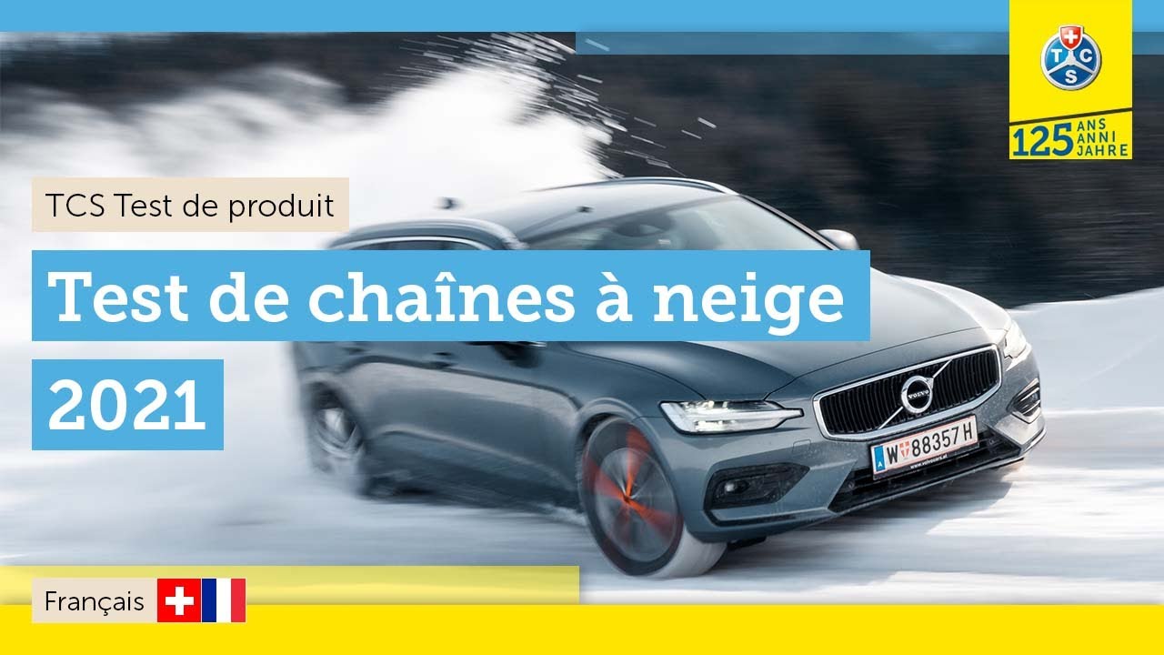 Test de chaînes à neige 2021
