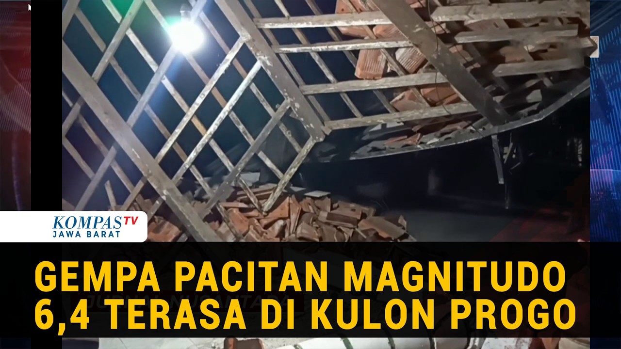 Pacitan Diguncang Gempa M 6,4, Getaran Capai Kulon Progo hingga Bantul