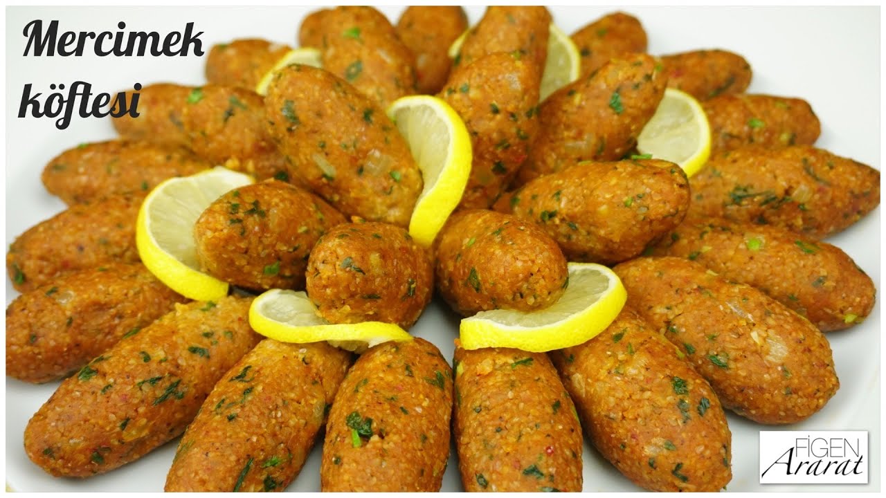 Hiç şaşmaz 💯garantili mercimek köftesi tarifim / çay saati tarifleri / Figen Ararat