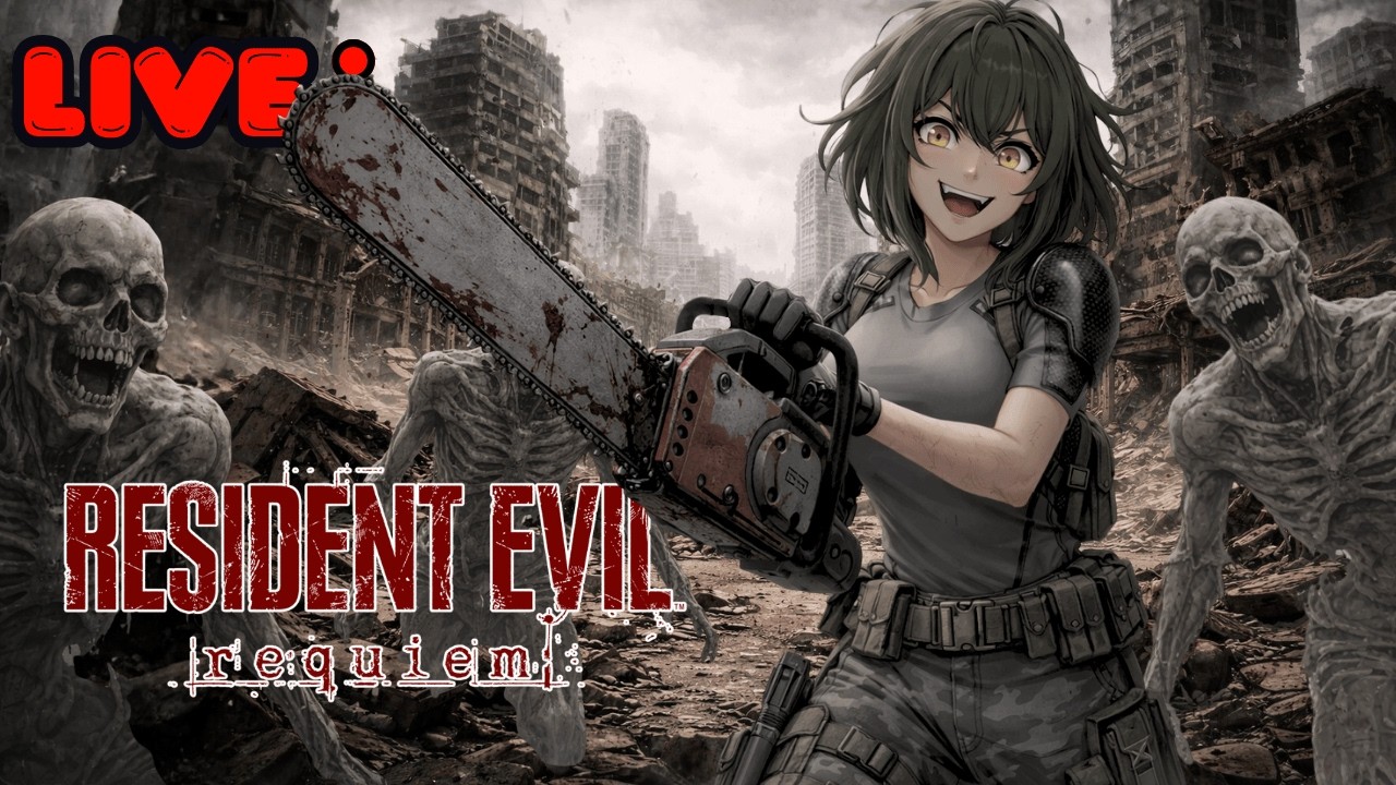 RESIDENT EVIL REQUIEM ATÉ ZERAR - MOTOSERRAS MUAHAHA