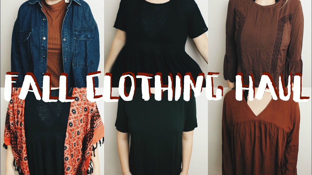 TRY ON FALL CLOTHING HAUL