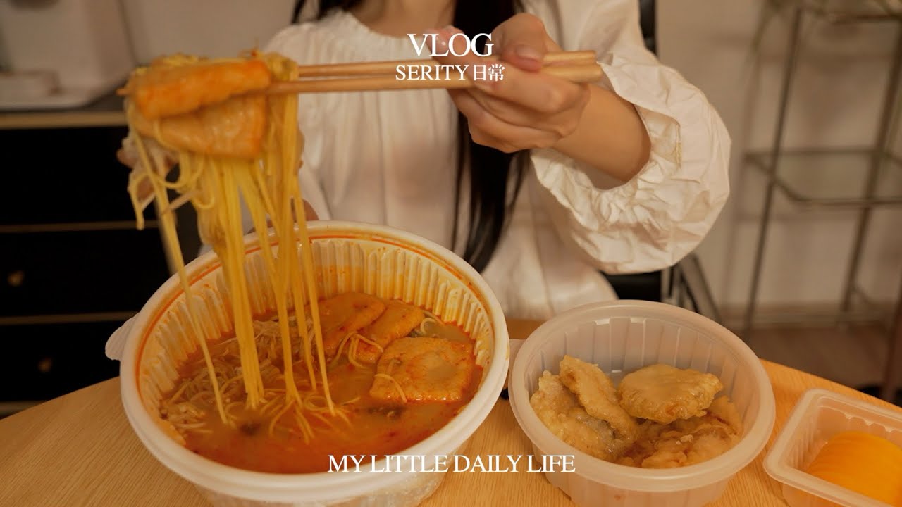 [vlog] 겨울맞이 뜨끈한 음식 잔뜩 먹기. 퓨전 닭갈비파스타, 순두부불닭덮밥, 마라탕, 롤케이크, 참치마요 주먹밥, 그리고 파주 나들이