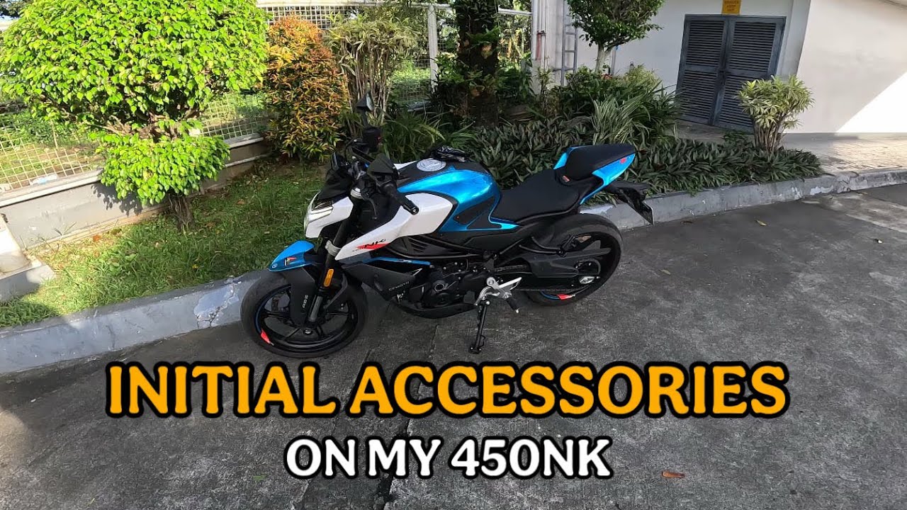 CFMOTO 450NK – First Accessories Installed