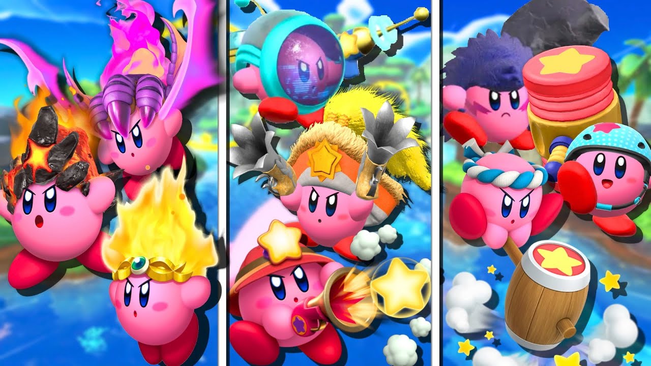 EVERY Copy Ability AND Evolved Ability in Kirby and the Forgotten Land! NEW Gameplay!