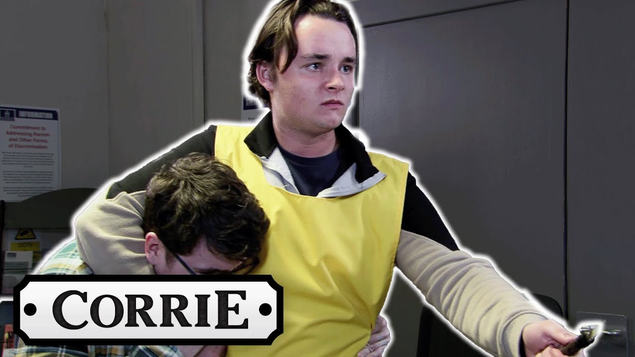Matty Holds Bobby Hostage | Coronation Street