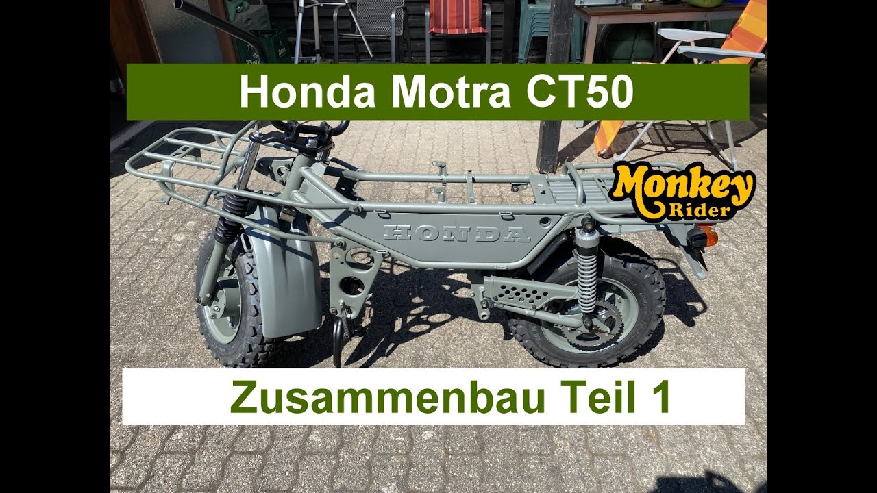 Honda Motra CT50J  ホンダ モトラ #12  Zusammenbau Teil 1