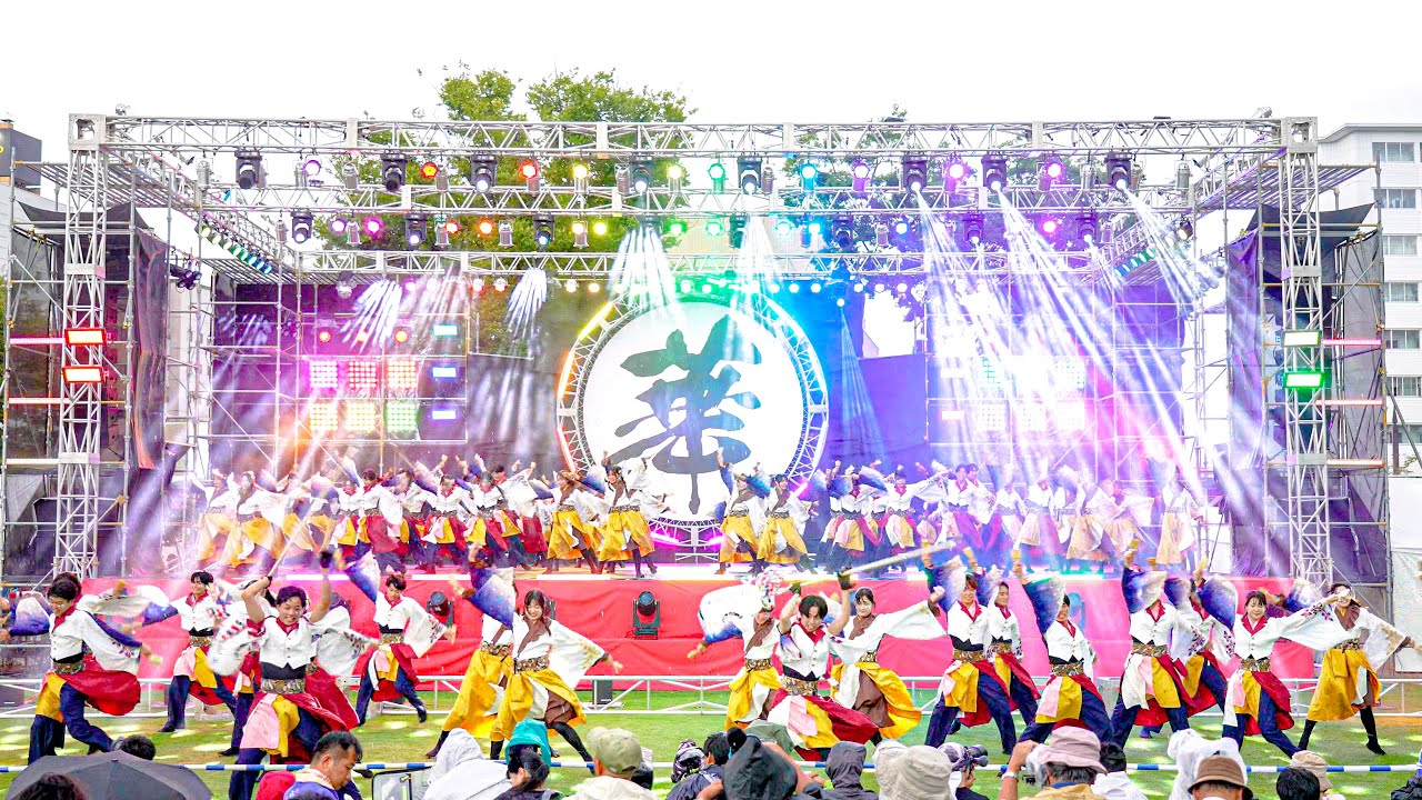 [4K] 早稲田大学よさこいチーム東京花火 2回目　富山のよさこい祭り 2025 土曜日