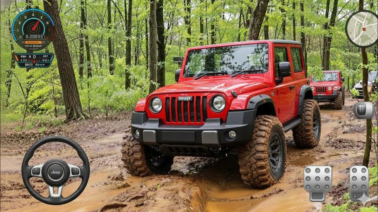 4x4 Offroad Jeep Driving Simulator 3D - Drive SUV 4x4 jeep Offroad Game - Android GamePlay