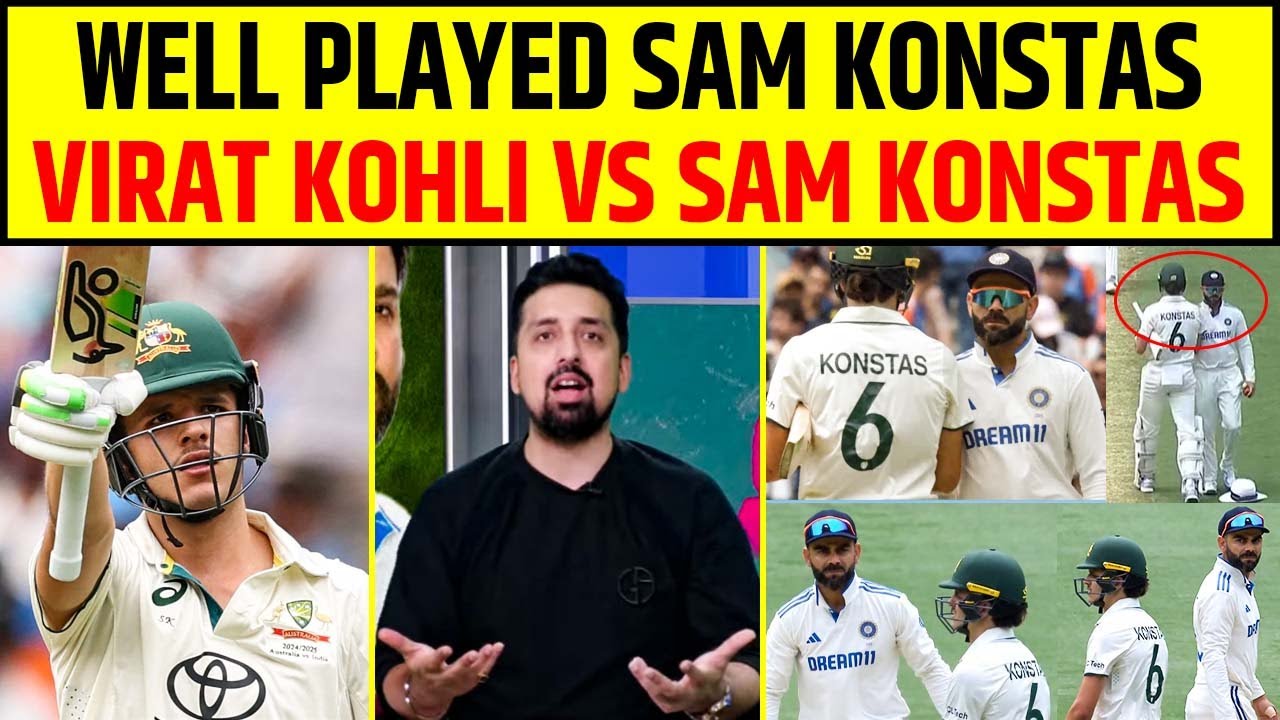 VIRAT KOHLI VS SAM KONSTAS, SAM KONSTAS NE BUMRAH KO THOKA | INDIA KAREGA COMEBACK ? 