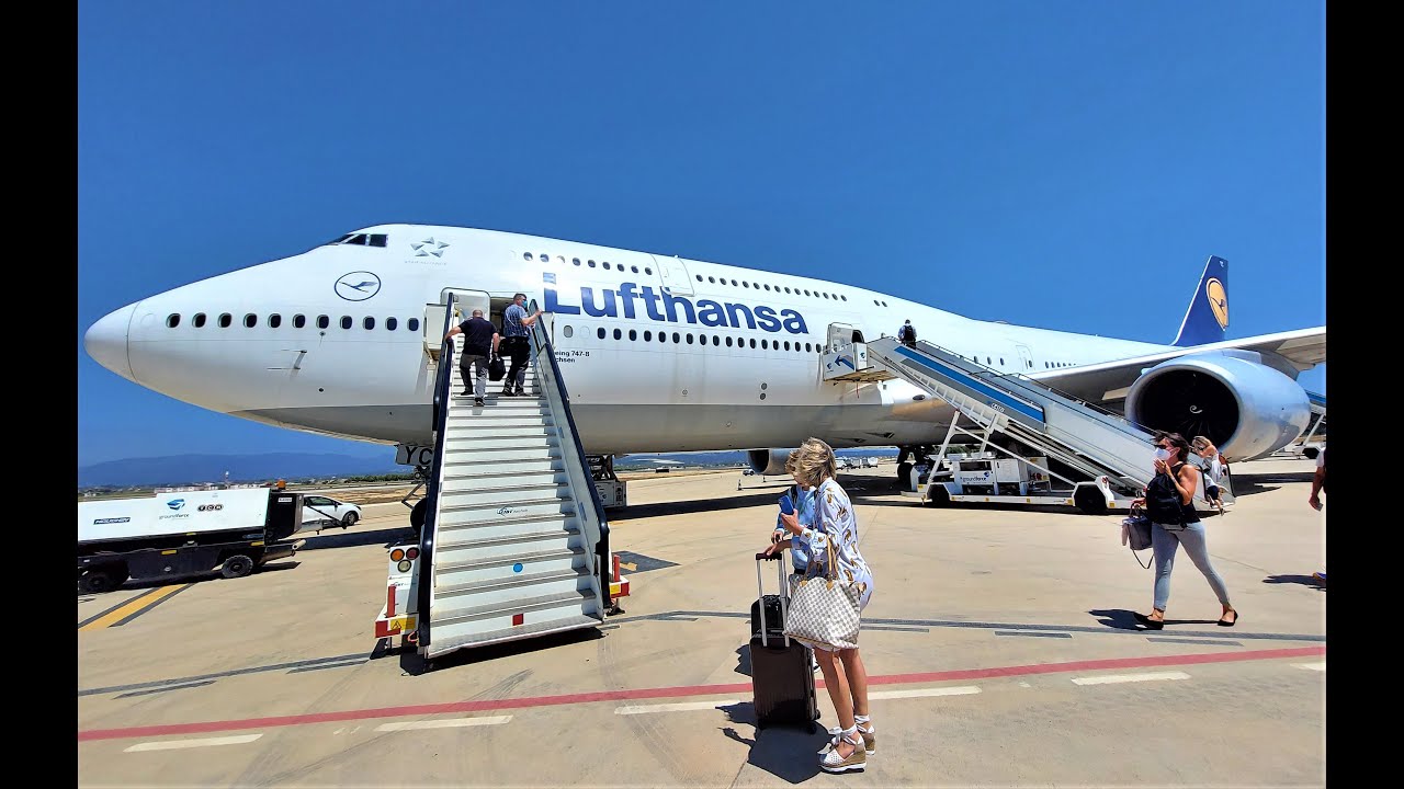 Flightreport / Lufthansa Boeing 747-8 Businss class upperdeck  Palma de Mallorca - Frankfurt
