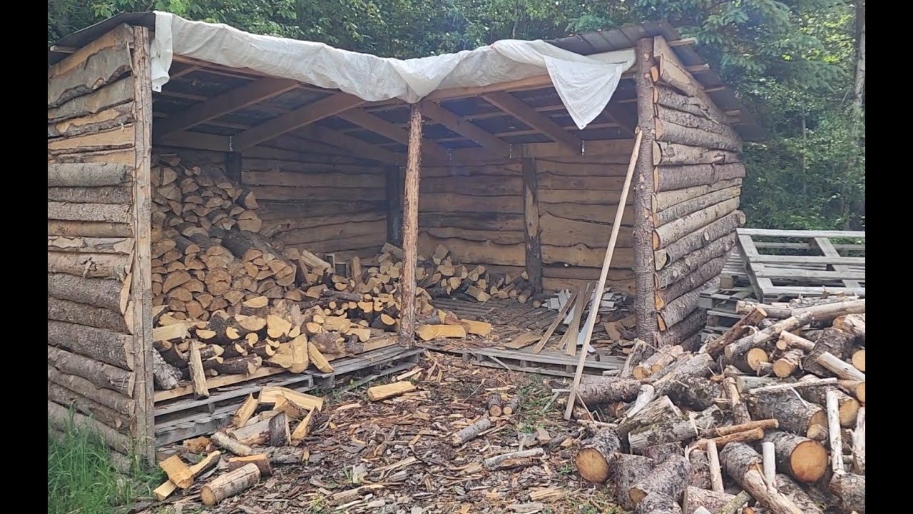 Fixing Septic Tank - New Project Building Hangar for my fishing boat - Finished the Wood Shed