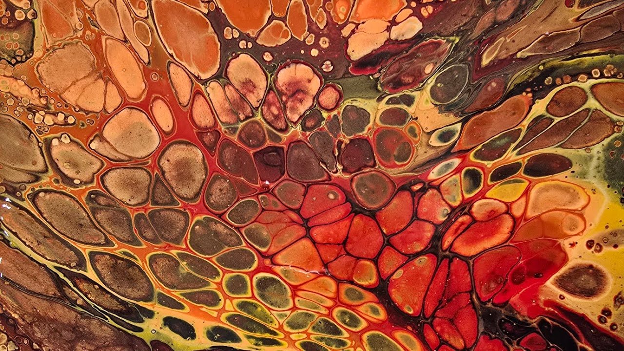 (620) FLUID ART TUTORIAL - Flip Cup for Beautiful Cells - ACRYLIC POURING Recipe and Ratios