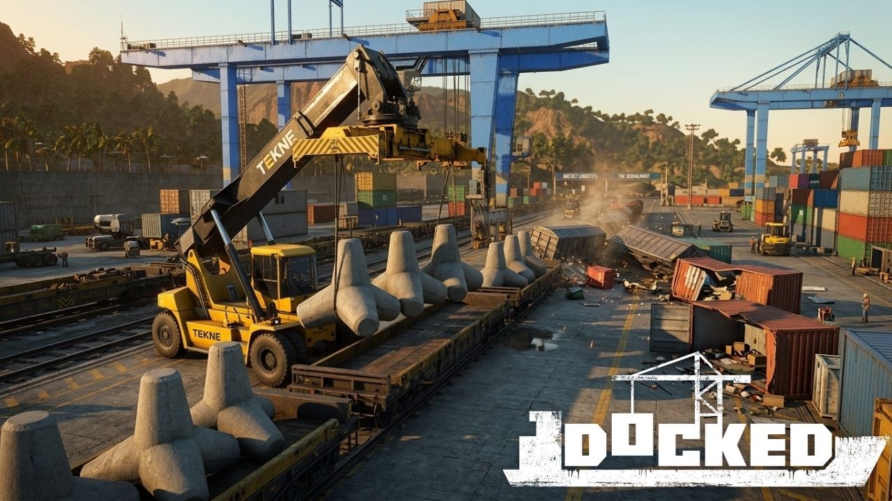 Trem Descarrilhou no Porto! Quebramares Destru&iacute;dos &ndash; Docked