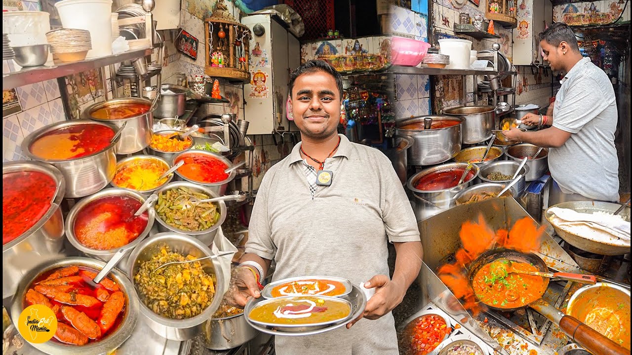 5 Star Quality Wala Ladli Dhaba Ka Unlimited Pure Veg Food Making Rs. 20/- Only l Delhi Street Food