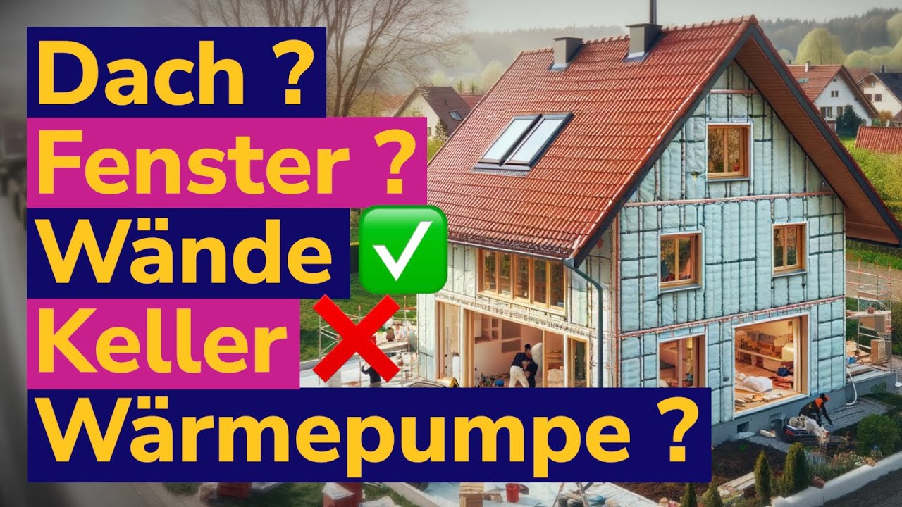 Dämmung oder Wärmepumpe: Welche Sanierungsmaßnahmen lohnen sich wirklich?