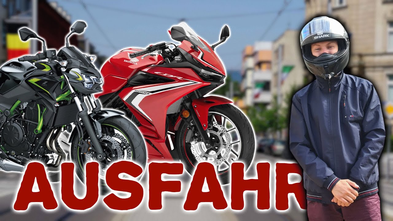 Kawasaki Z650 und Honda CBR500R – entspannte Sonntagsrunde