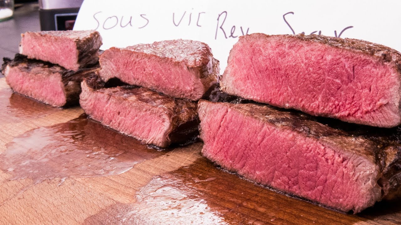 Steak Experiment -- Reversed Sear vs. Sous Vide vs. Frozen
