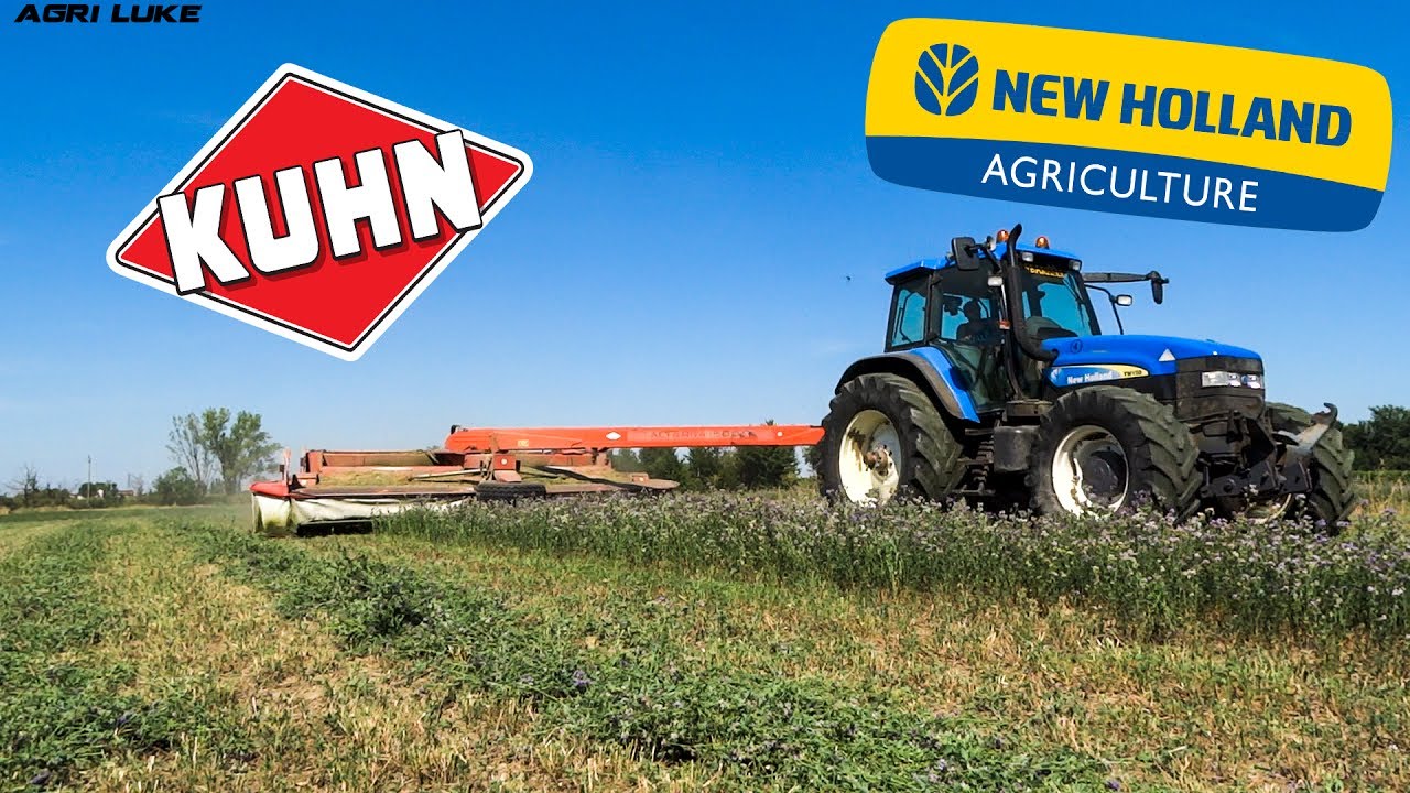 New Holland TM150 | Kuhn Alterna 500 | Grass Cutting | Sfalcio Erba Medica