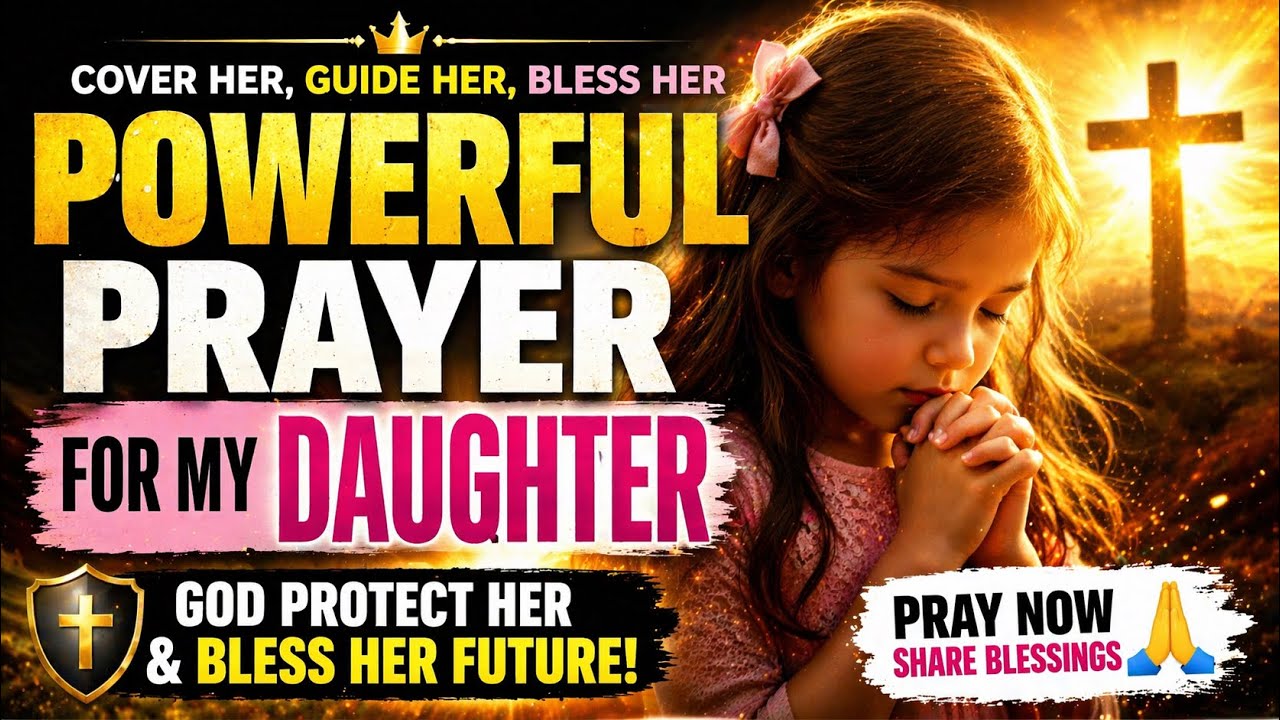 Powerful Prayer For My Daughter 🙏 | God Protect Her & Bless Her Future (Must Watch Today!)